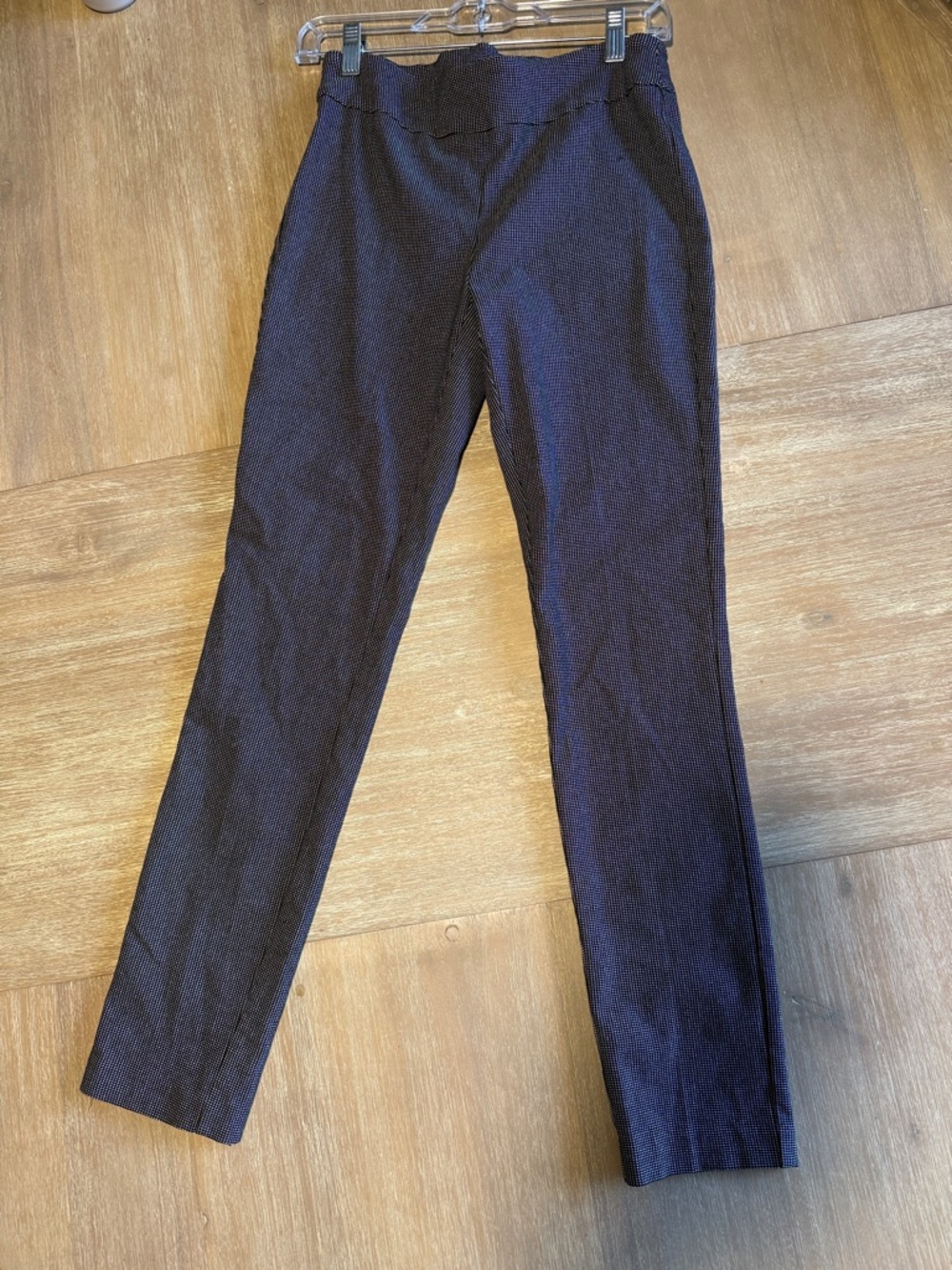 Tribal Women's Skinny Pants in micro check